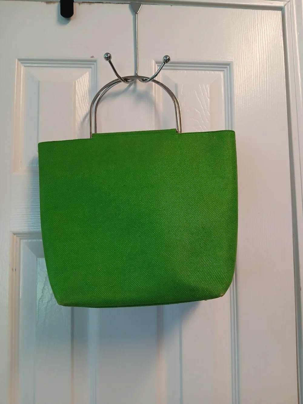 Kate Spade Green Tote Bag with Metal Handles